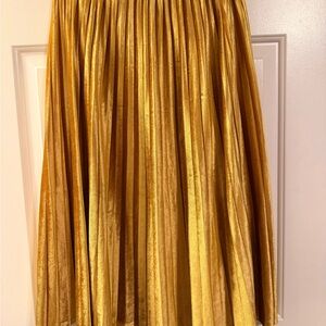 a new day Shimmering Gold A-Line Skirt